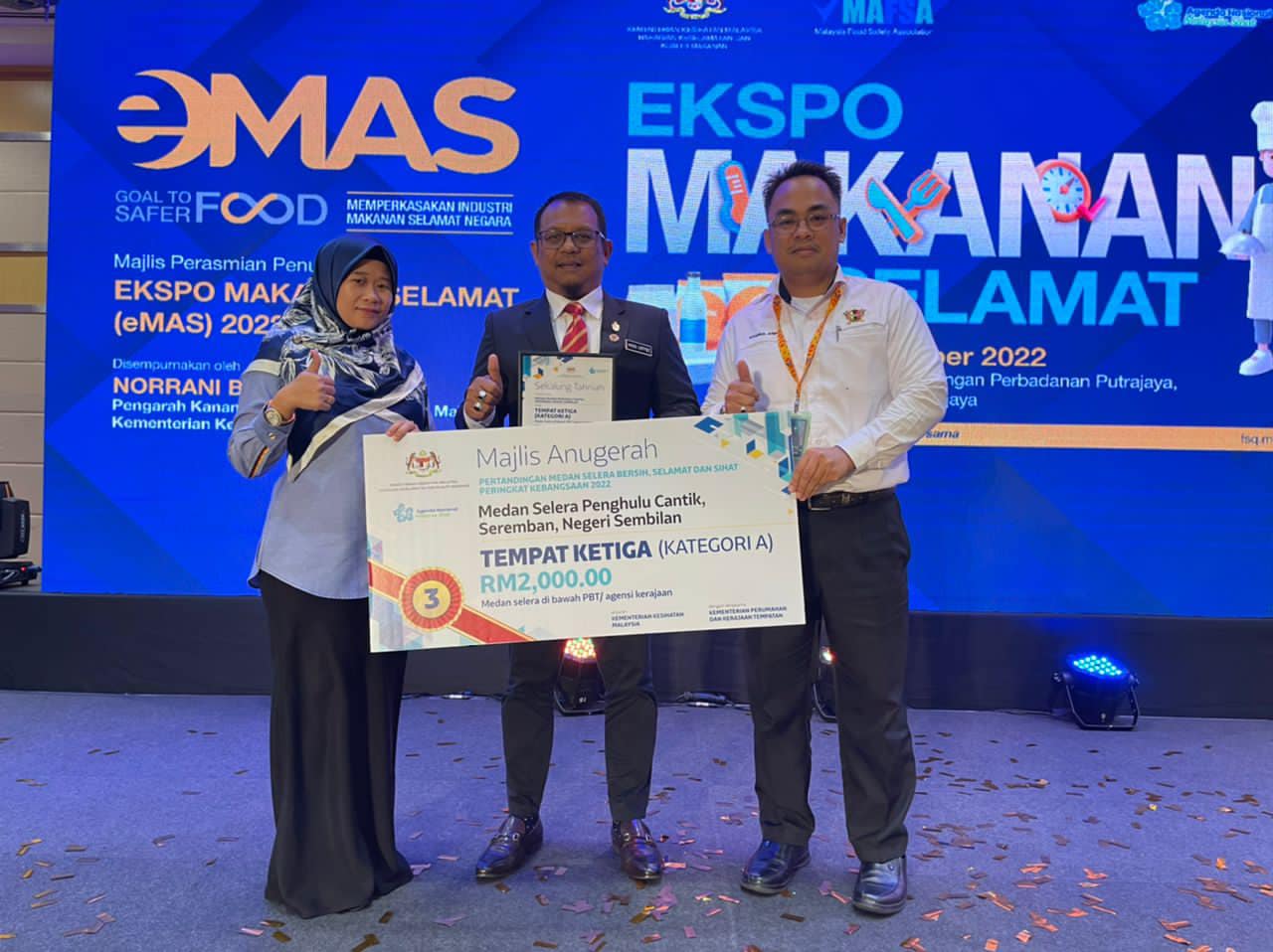 PERTANDINGAN ANUGERAH MEDAN SELERA BERSIH, SELAMAT DAN SIHAT PERINGKAT KEBANGSAAN 2022