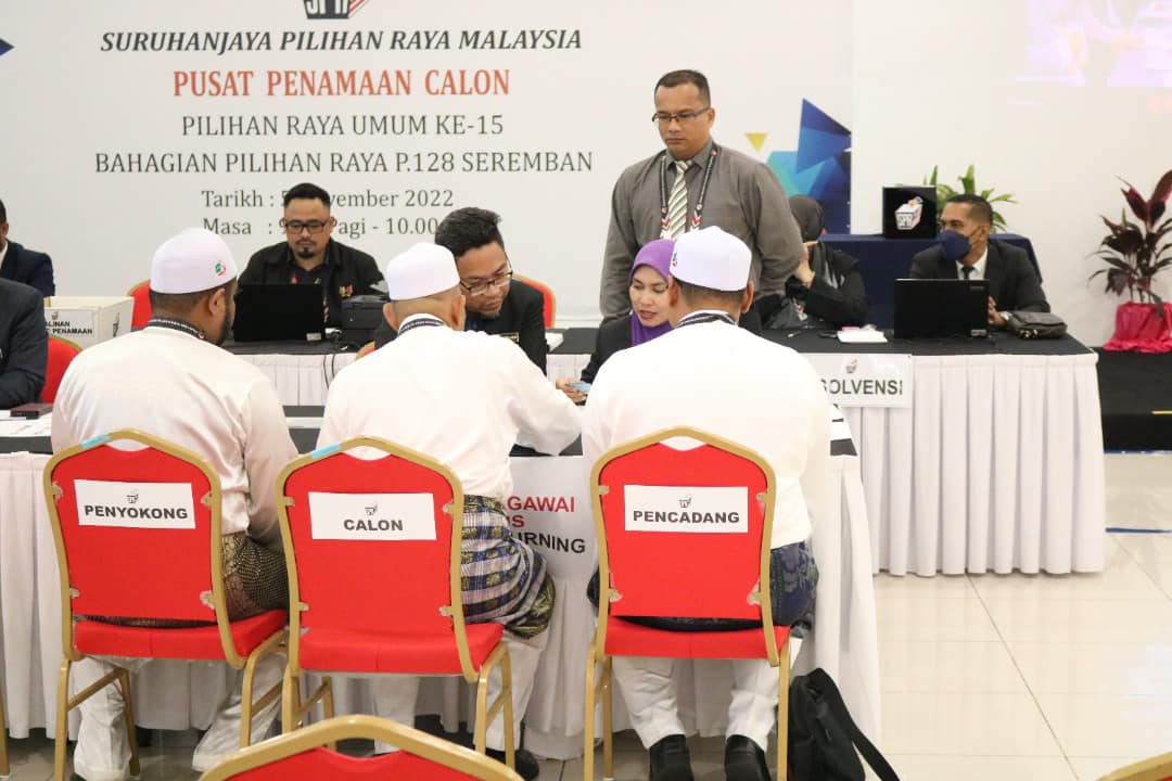 PROSES PENAMAAN CALON P.128 PARLIMEN SEREMBAN BAGI PILIHAN RAYA UMUM KE-15