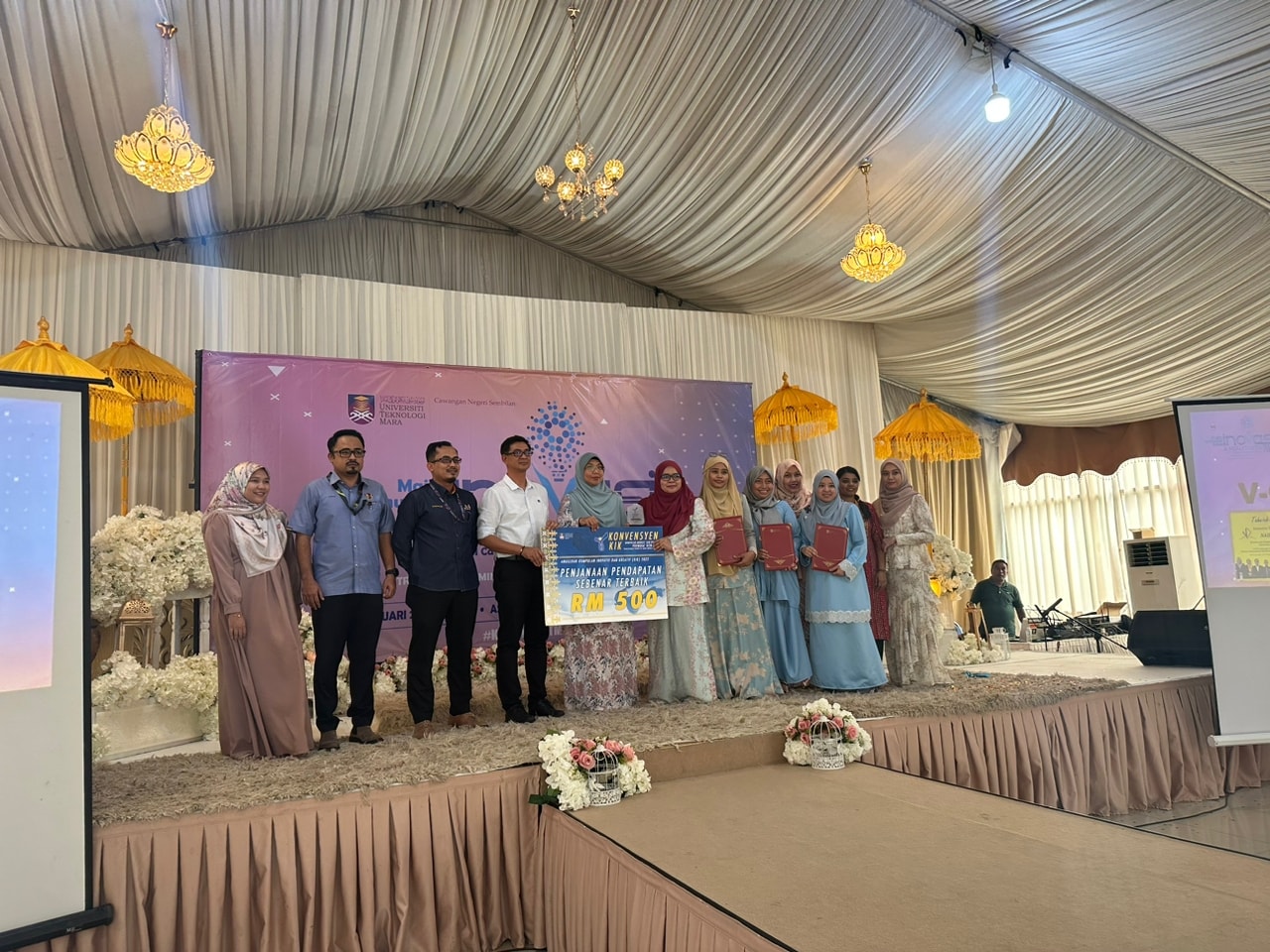 TAHNIAH TEAM PESONA SEREMBAN DAN UITM KAMPUS CAWANGAN NEGERI SEMBILAN
