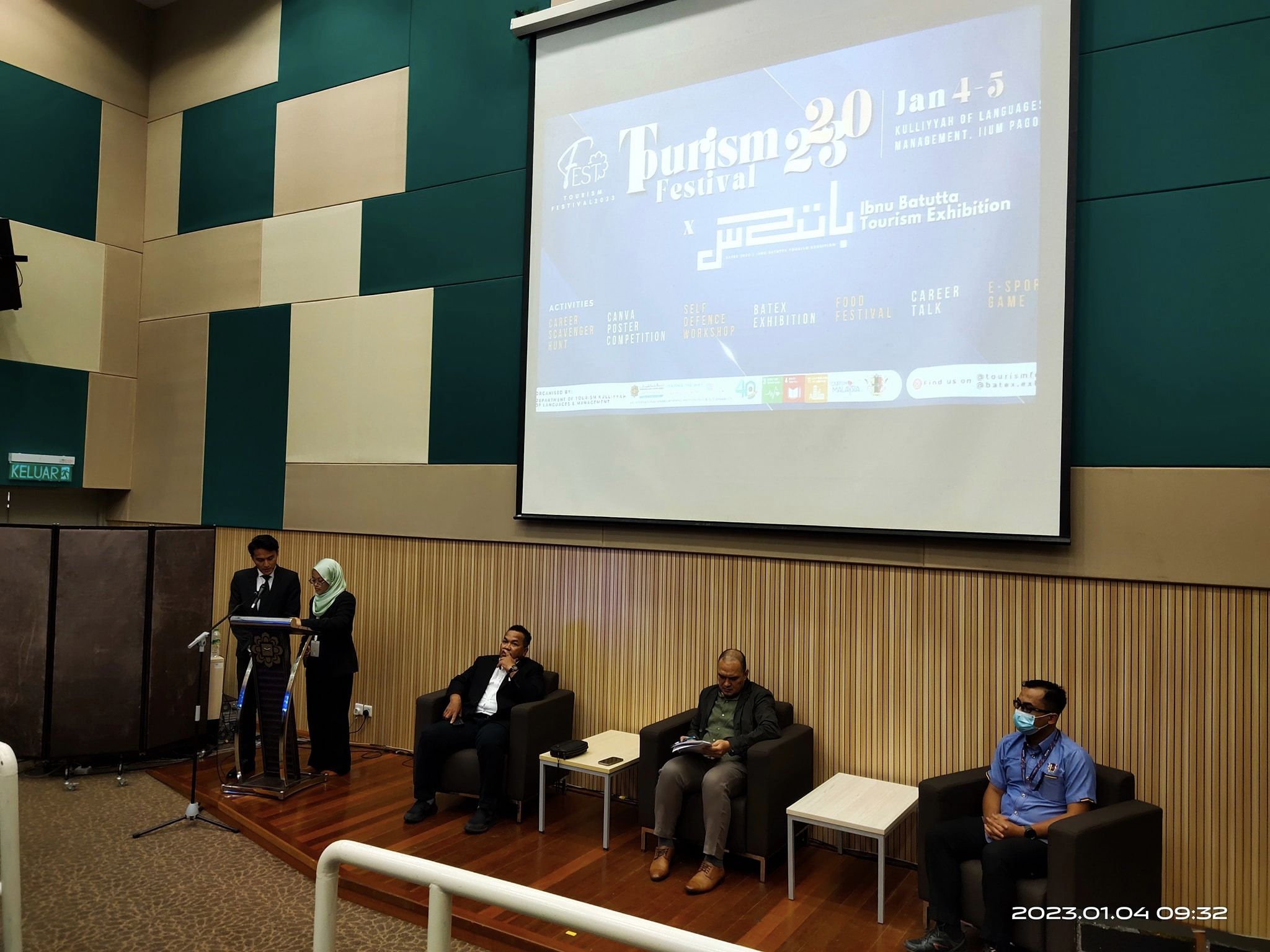 TOURISM FEST @ UNIVERSITI ISLAM ANTARABANGSA PAGOH