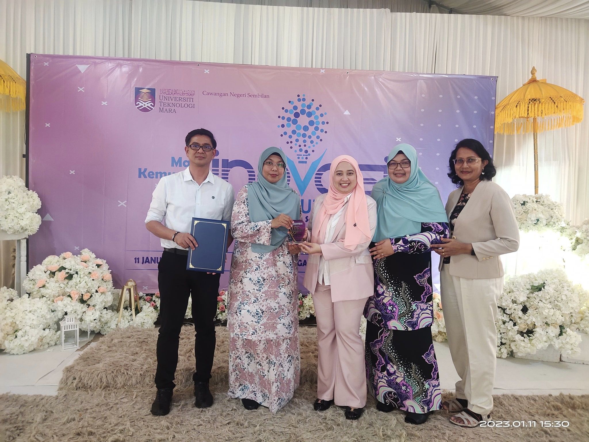 TAHNIAH TEAM PESONA SEREMBAN DAN UITM KAMPUS CAWANGAN NEGERI SEMBILAN
