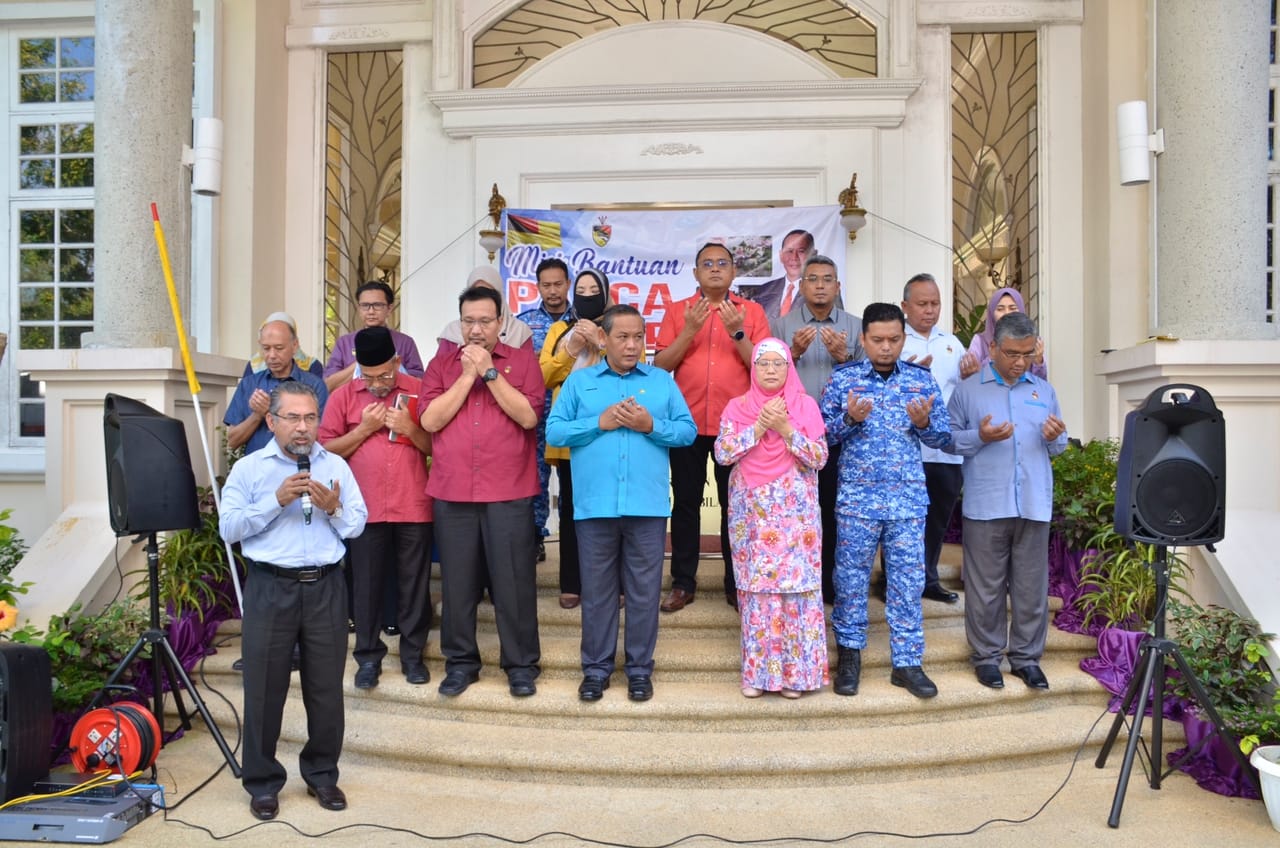 MISI BANTUAN PASCA BANJIR PANTAI TIMUR 2023 DI KEDIAMAN RASMI MENTERI BESAR NEGERI SEMBILAN.