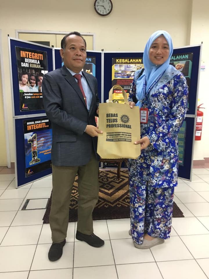 Pertemuan antara Unit Integriti MBS dengan SPRM Negeri Sembilan.