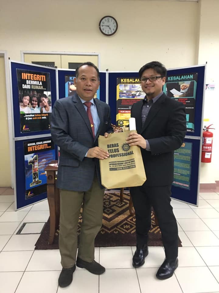 Pertemuan antara Unit Integriti MBS dengan SPRM Negeri Sembilan.