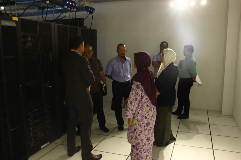 Lawatan kerja Bahagian Teknologi Maklumat dan Jabatan Kejuruteraan Majlis Perbandaran Kajang ke MBS