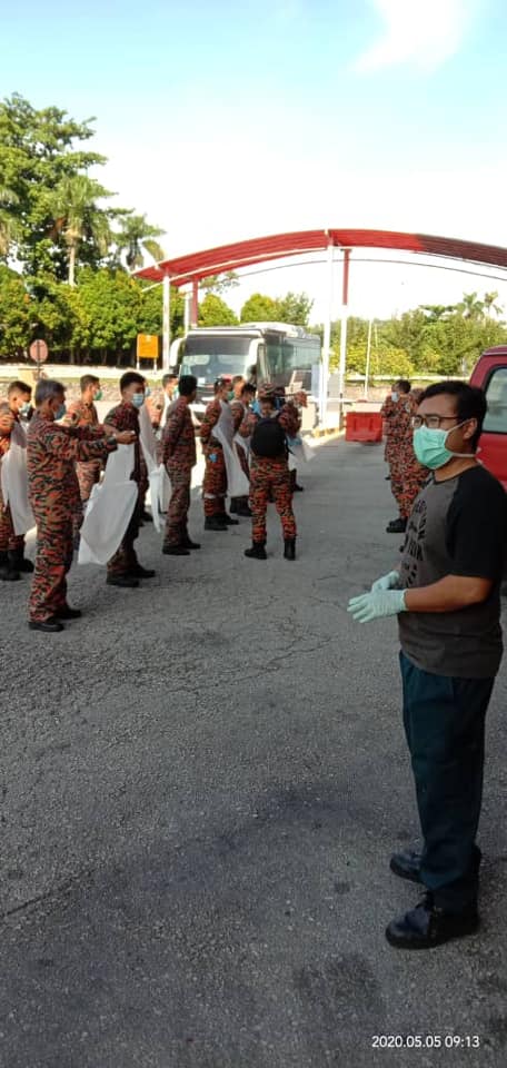 DISINFEKSI KAWALAN NOVEL CORONAVIRUS COVID - 19 OLEH JABATAN BOMBA DAN PENYELAMAT MALAYSIA, NEGERI SEMBILAN