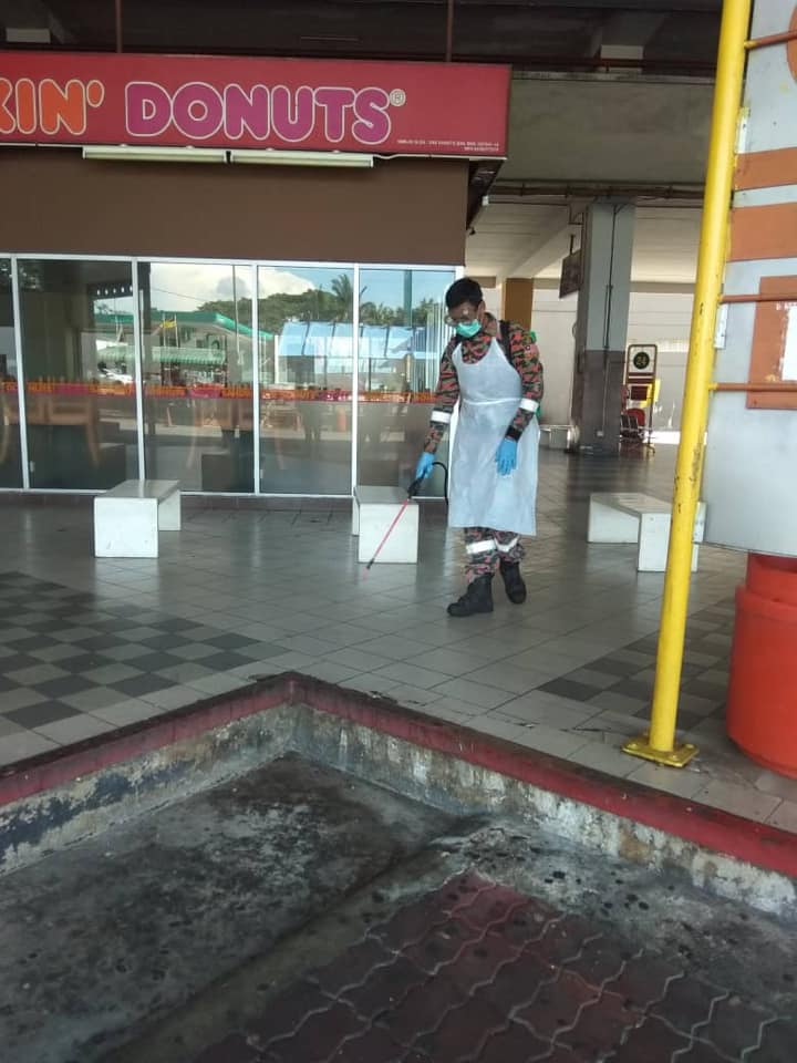 DISINFEKSI KAWALAN NOVEL CORONAVIRUS COVID - 19 OLEH JABATAN BOMBA DAN PENYELAMAT MALAYSIA, NEGERI SEMBILAN