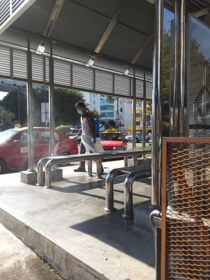 DISINFEKSI KAWALAN NOVEL CORONAVIRUS COVID - 19 OLEH JABATAN BOMBA DAN PENYELAMAT MALAYSIA, NEGERI SEMBILAN