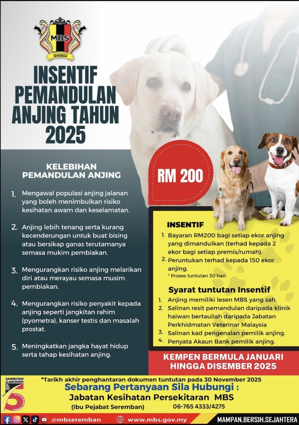 KEMPEN PEMANDULAN ANJING 2025