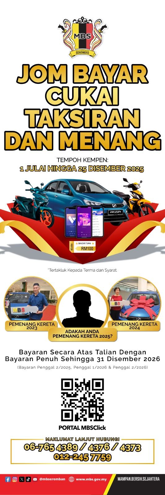 KEMPEN JOM BAYAR CUKAI TAKSIRAN DAN MENANG KEMBALI LAGI