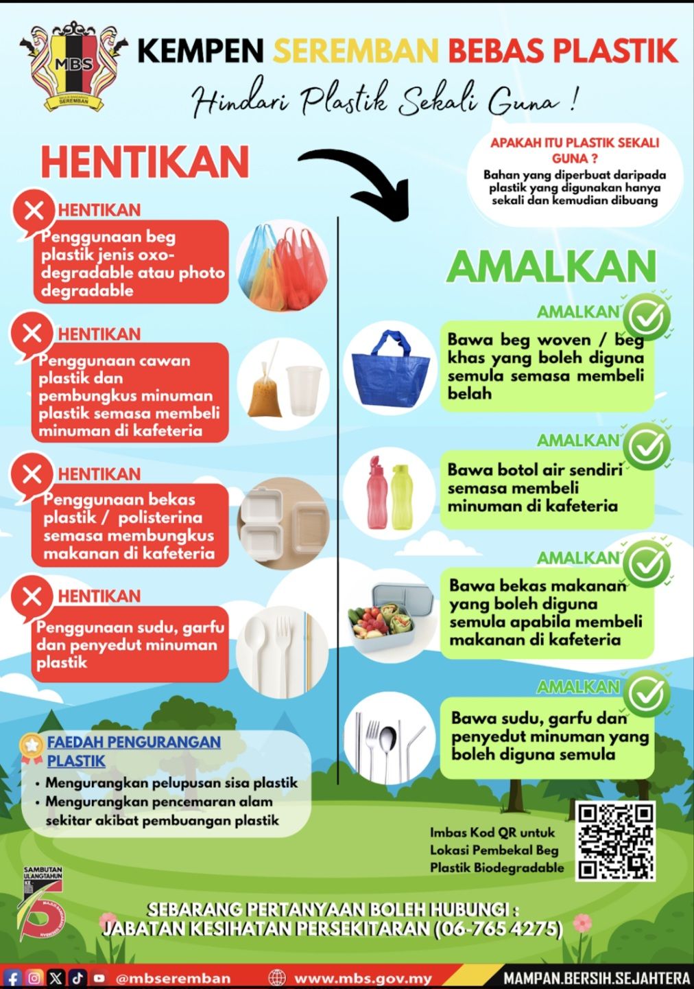 KEMPEN SEREMBAN BEBAS PLASTIK