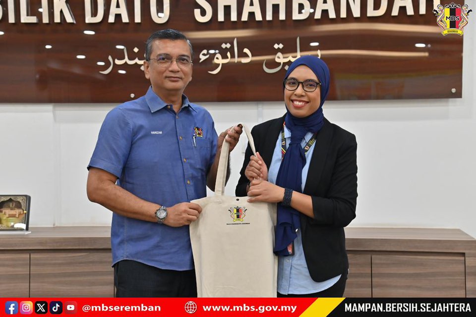 LAWATAN KERJA DELEGASI MAJLIS PERBANDARAN JEMPOL KE MAJLIS BANDARAYA SEREMBAN