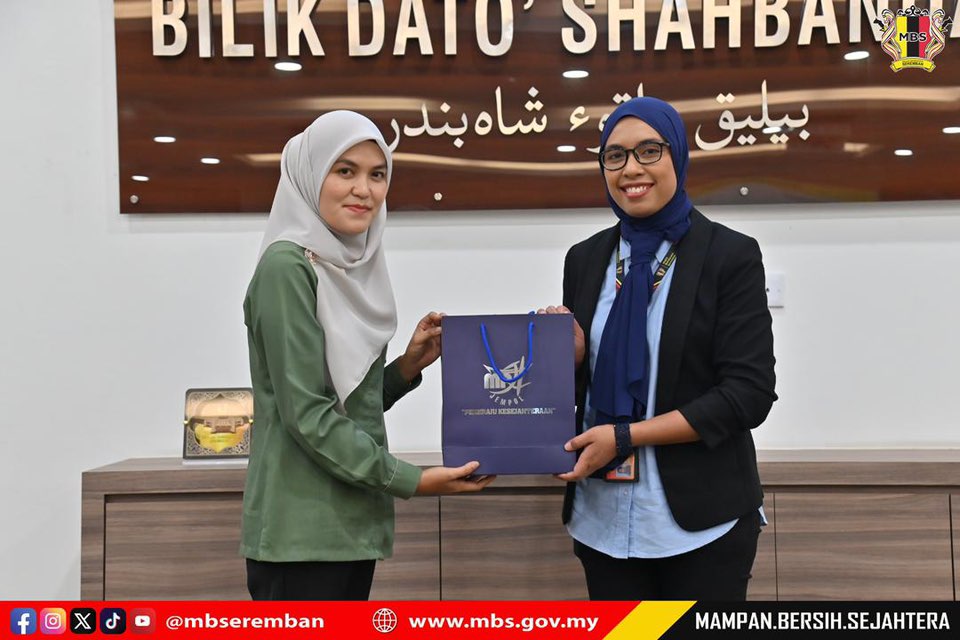 LAWATAN KERJA DELEGASI MAJLIS PERBANDARAN JEMPOL KE MAJLIS BANDARAYA SEREMBAN