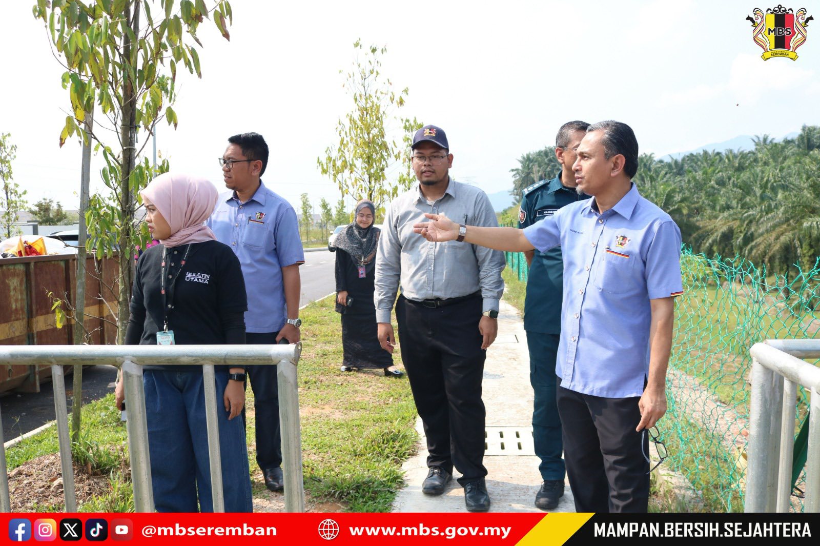 LAWATAN TURUN PADANG TUAN SETIAUSAHA KE TAMAN BUKIT SENAWANG PERDANA