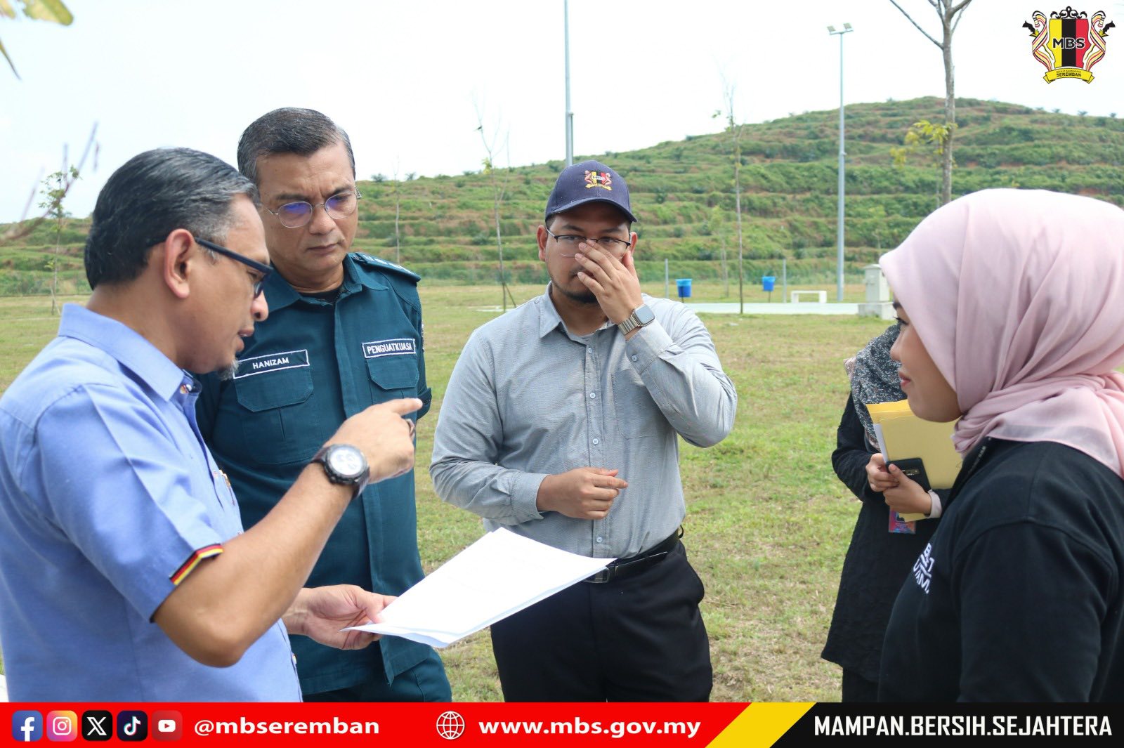 LAWATAN TURUN PADANG TUAN SETIAUSAHA KE TAMAN BUKIT SENAWANG PERDANA