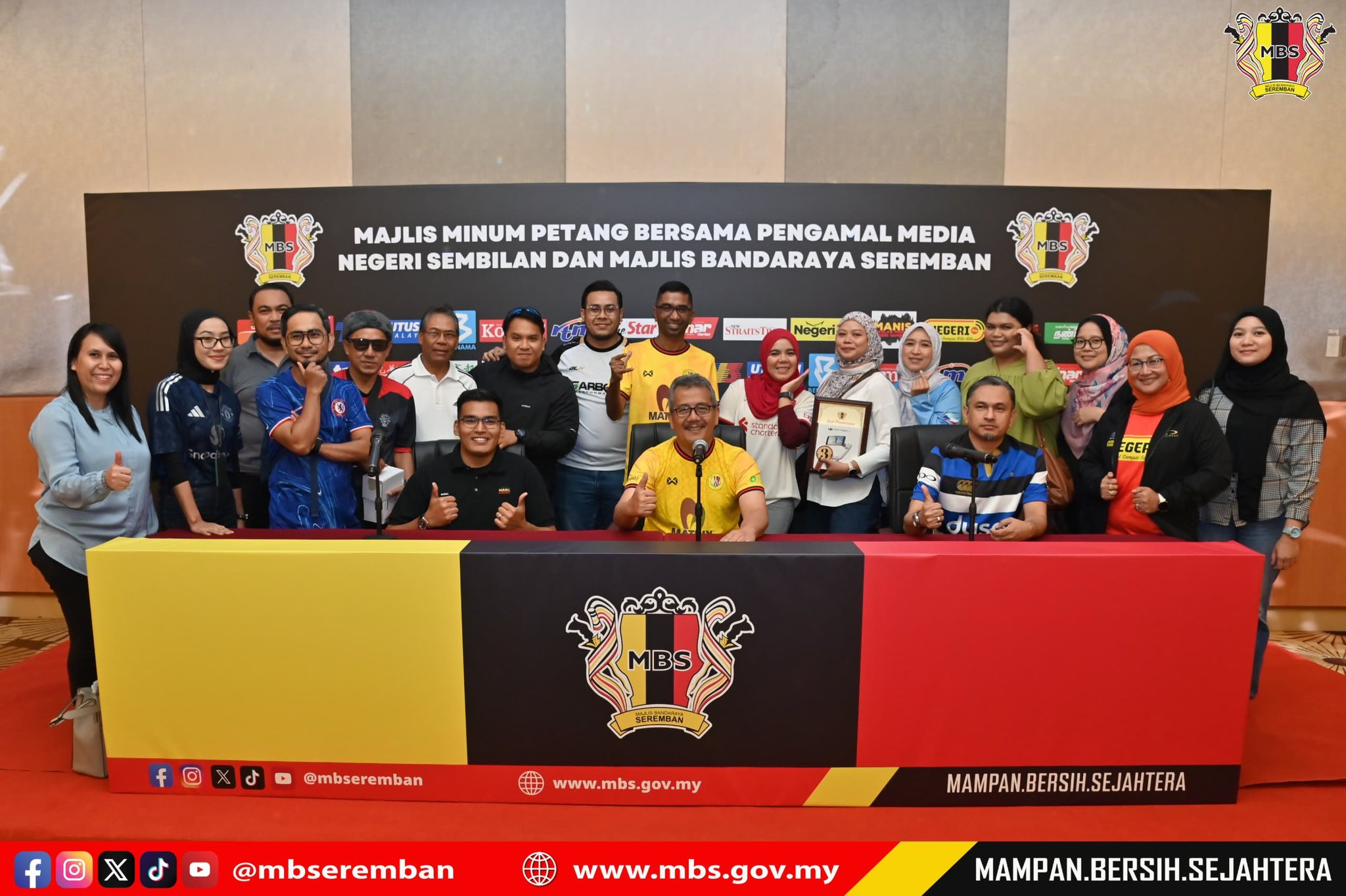 MAJLIS MINUM PETANG BERSAMA PENGAMAL MEDIA NEGERI SEMBILAN MAJLIS BANDARAYA SEREMBAN