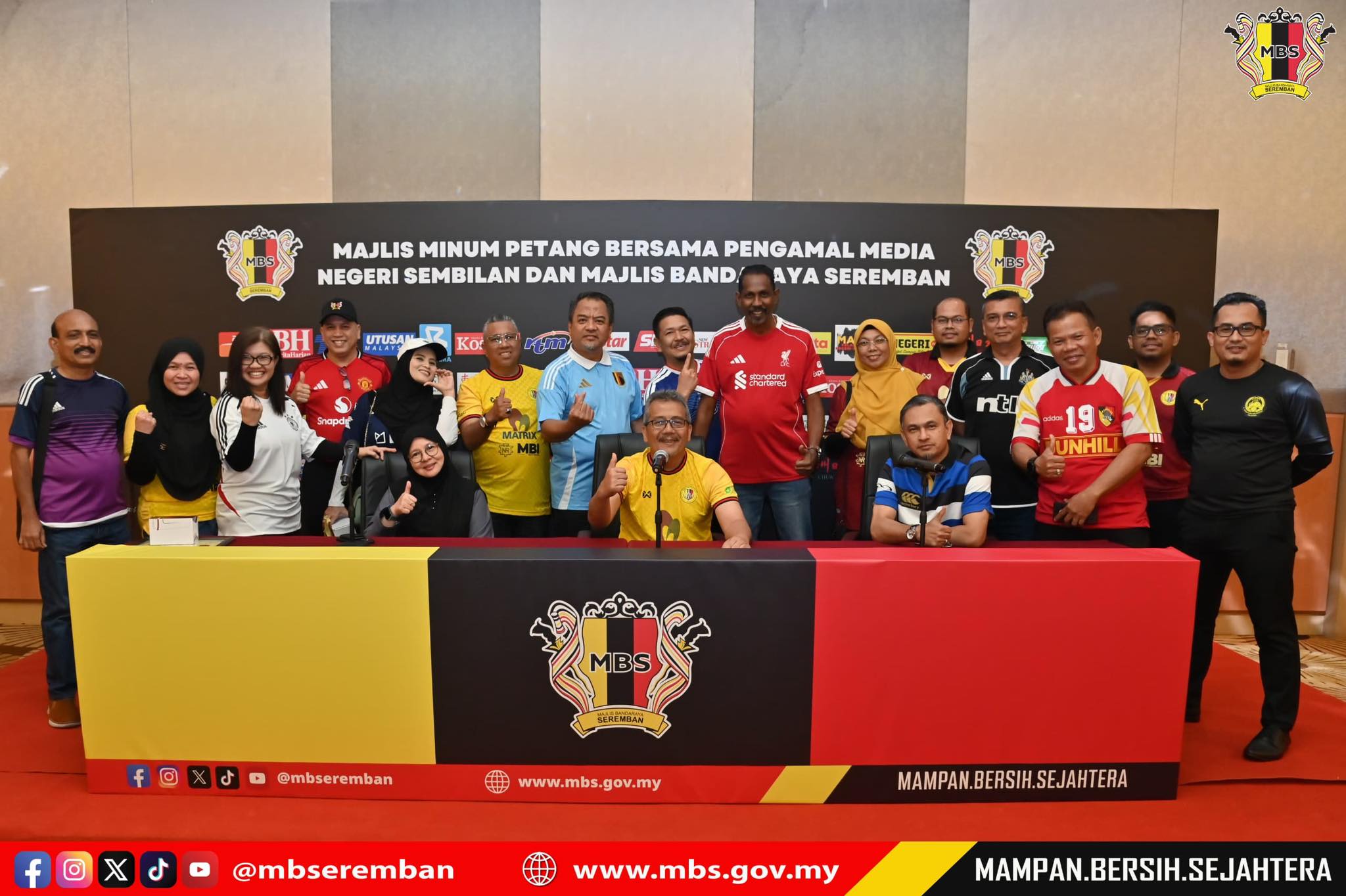 MAJLIS MINUM PETANG BERSAMA PENGAMAL MEDIA NEGERI SEMBILAN MAJLIS BANDARAYA SEREMBAN