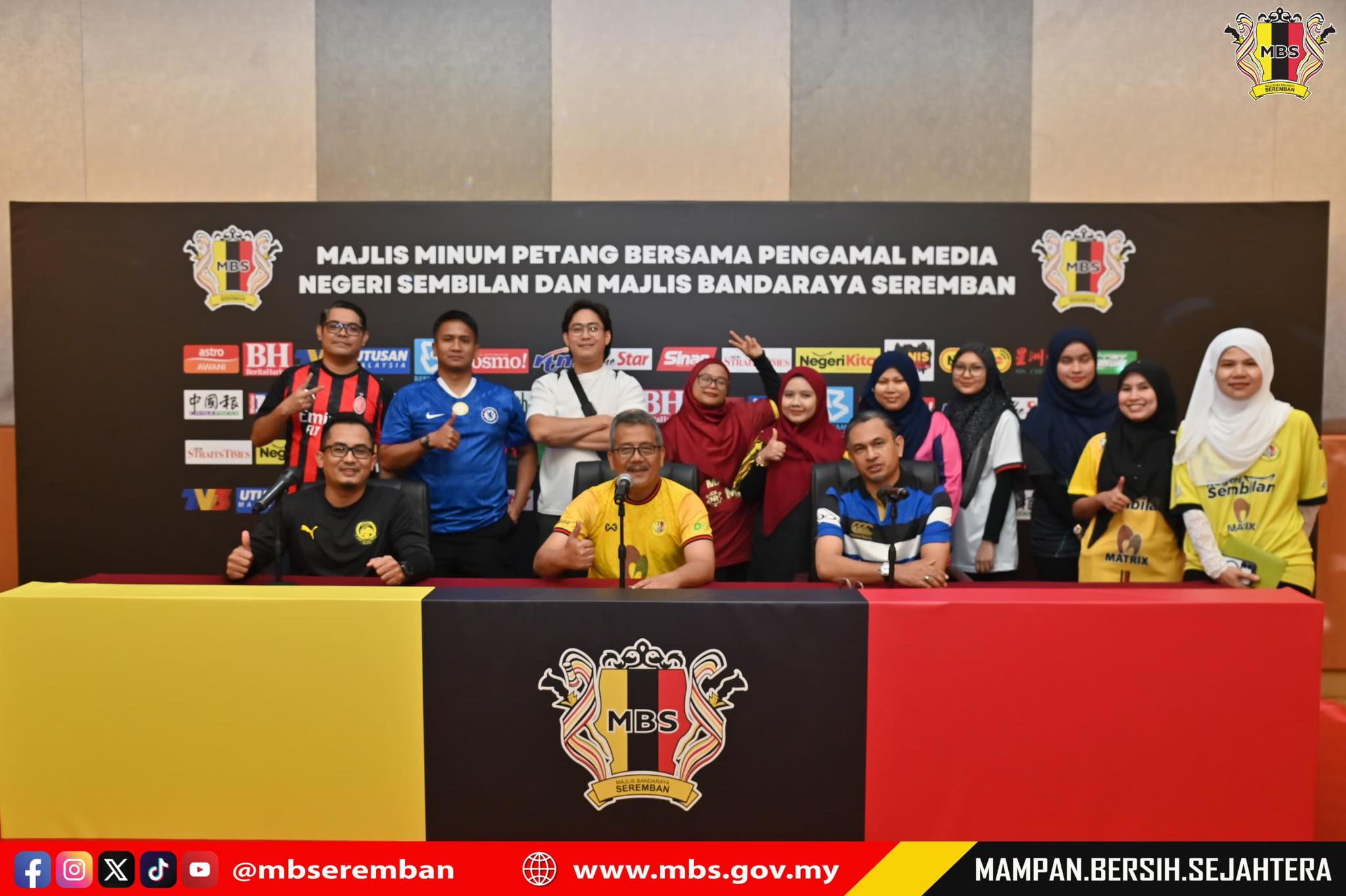 MAJLIS MINUM PETANG BERSAMA PENGAMAL MEDIA NEGERI SEMBILAN MAJLIS BANDARAYA SEREMBAN