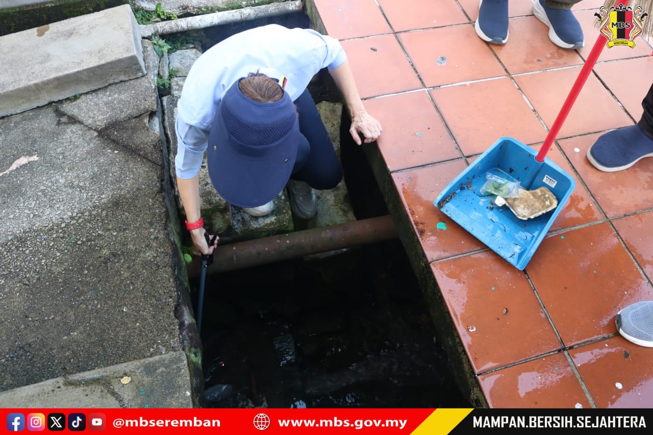 OPERASI PEMBERSIHAN DI PUSAT BANDAR SEREMBAN