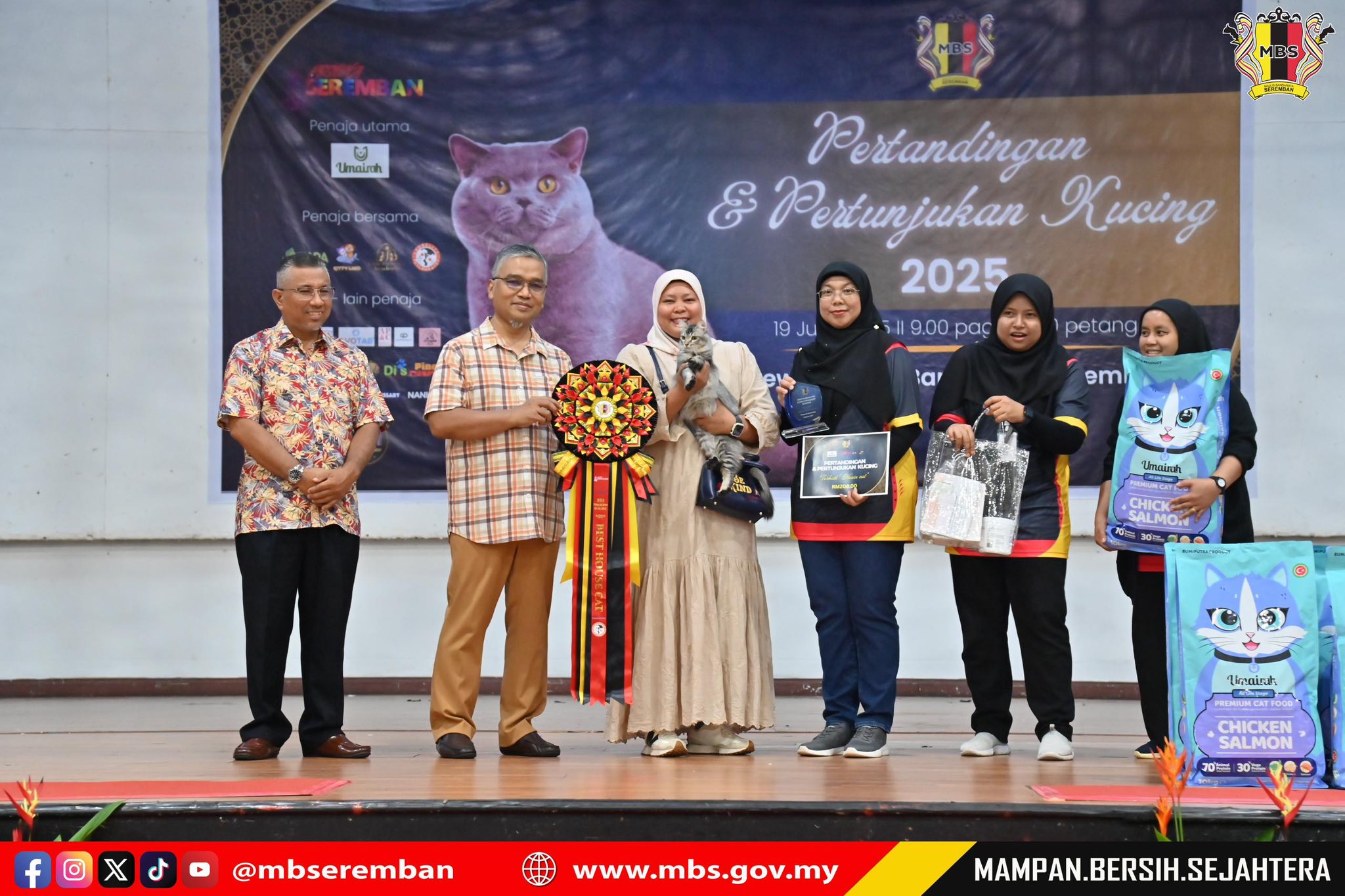 PERTANDINGAN & PERTUNJUKAN KUCING SEMPENA ULANG TAHUN KE-5 MAJLIS BANDARAYA SEREMBAN 2025