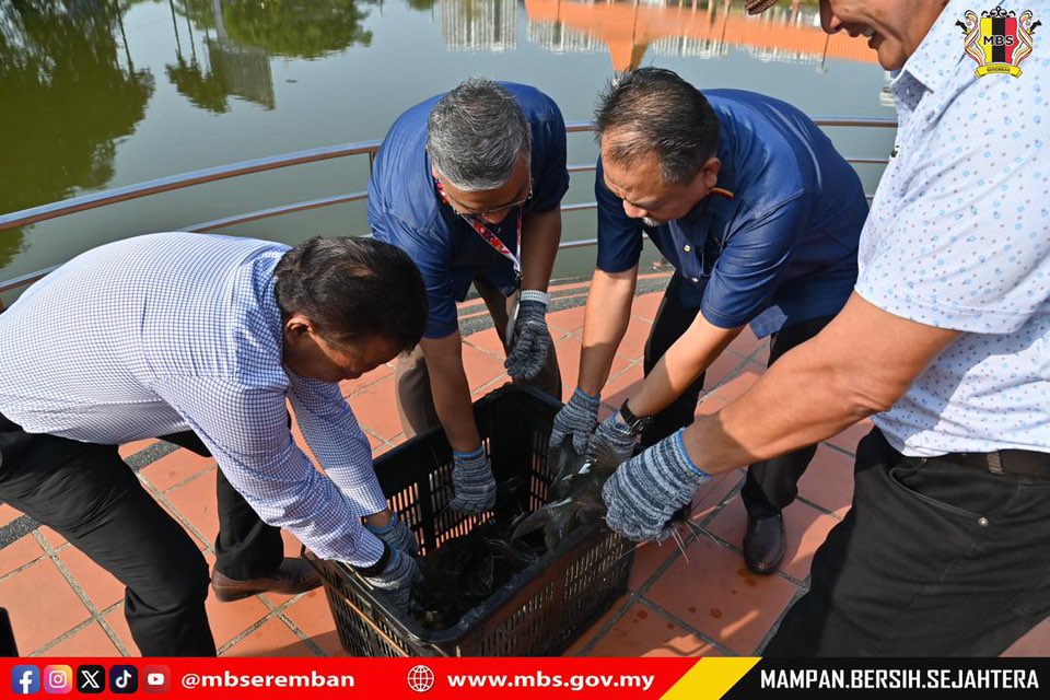 PELEPASAN IKAN SEMPENA CABARAN NGAIL NISMILAN TAMAN TASIK SEREMBAN 2025