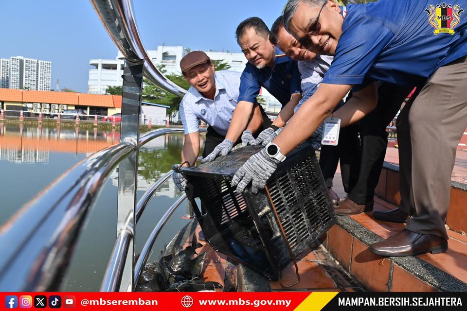 PELEPASAN IKAN SEMPENA CABARAN NGAIL NISMILAN TAMAN TASIK SEREMBAN 2025