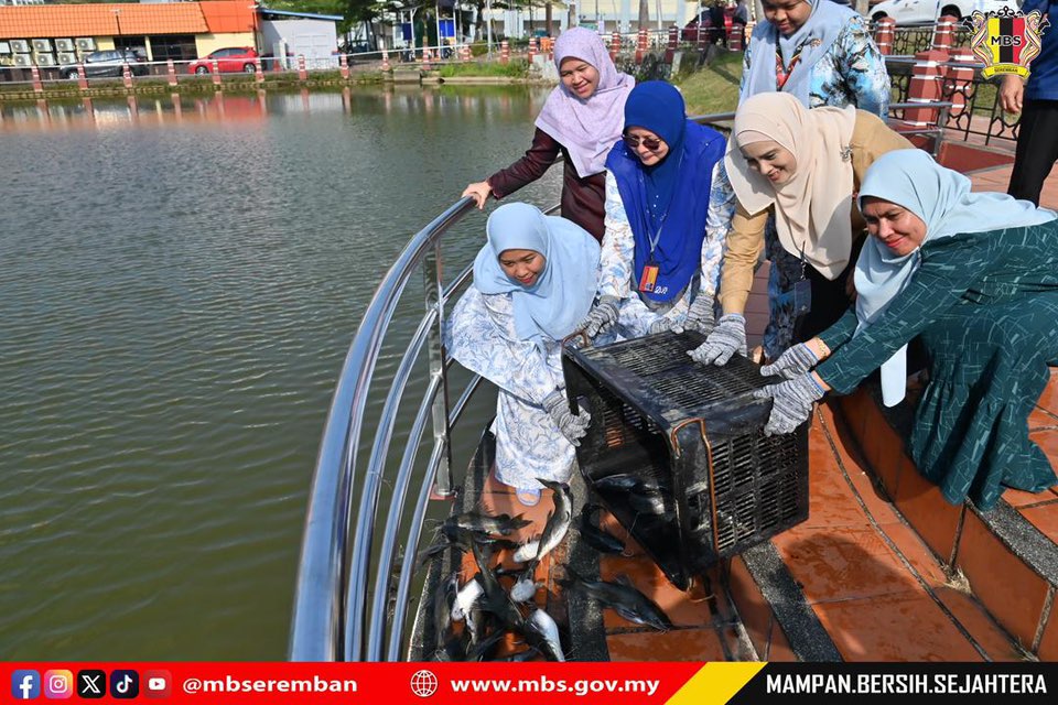 PELEPASAN IKAN SEMPENA CABARAN NGAIL NISMILAN TAMAN TASIK SEREMBAN 2025
