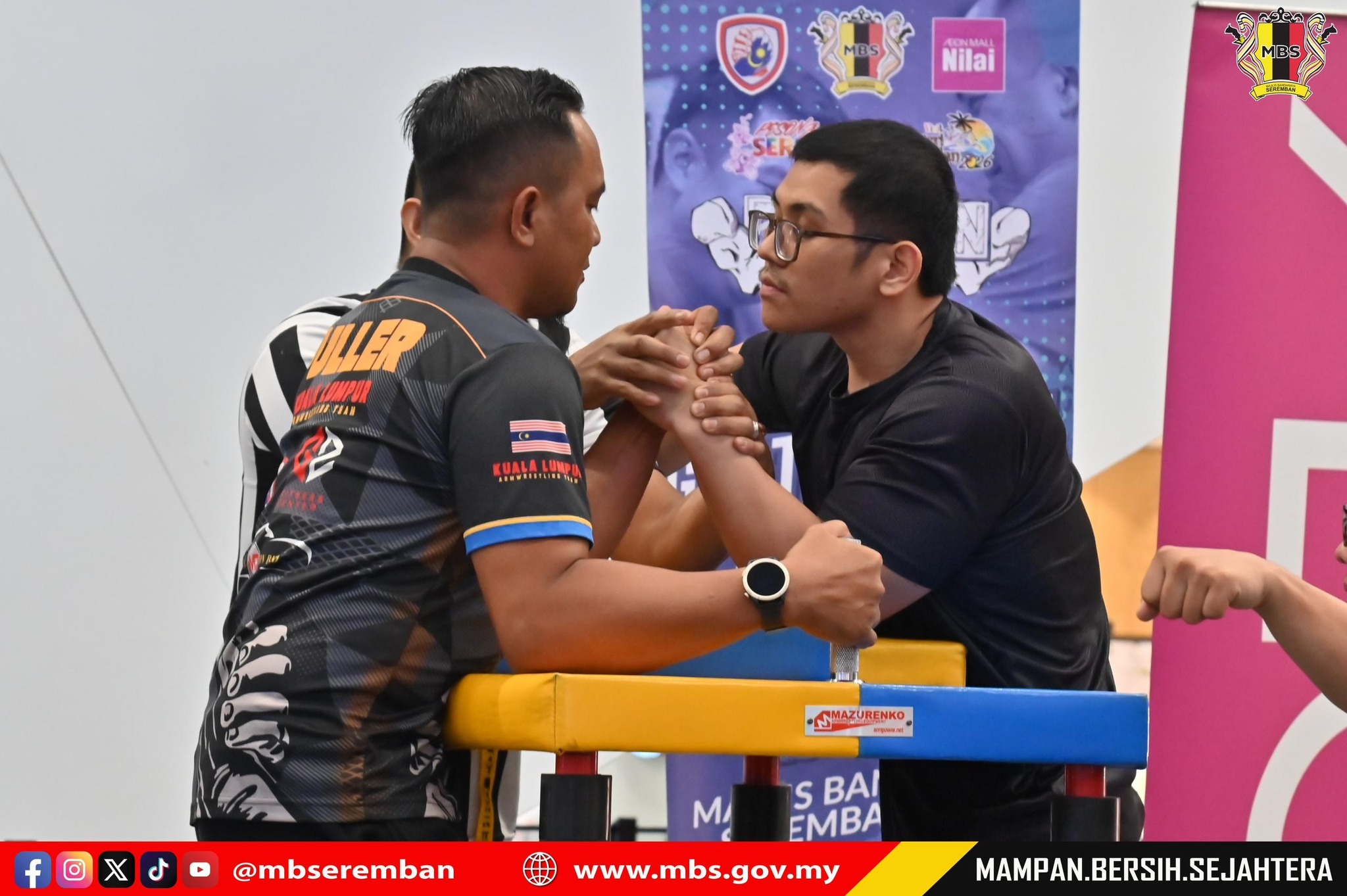 PERTANDINGAN GUSTI LENGAN TERBUKA JEMPUTAN ASEAN MAJLIS BANDARAYA SEREMBAN 2025