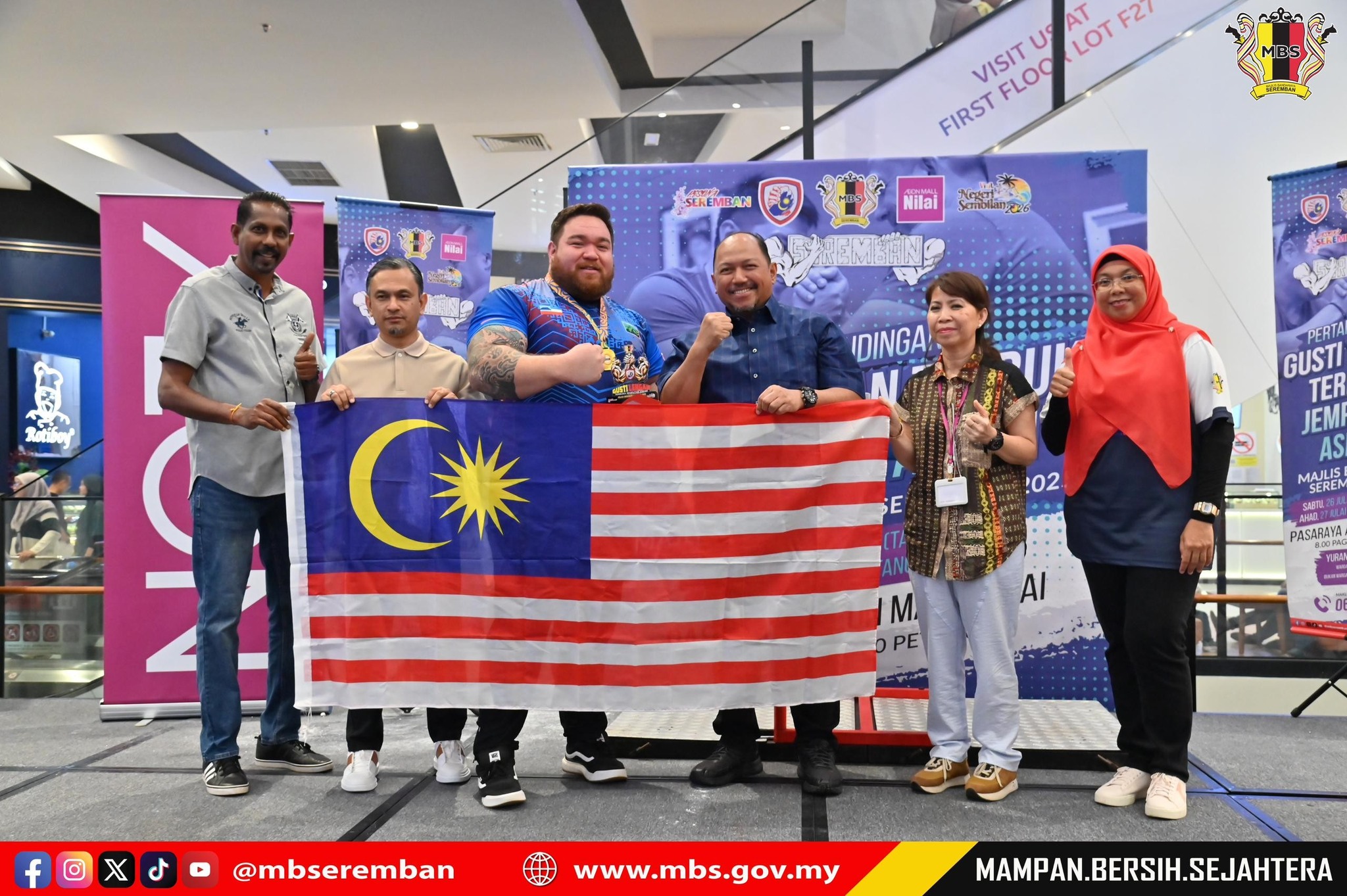 PERTANDINGAN GUSTI LENGAN TERBUKA JEMPUTAN ASEAN MAJLIS BANDARAYA SEREMBAN 2025