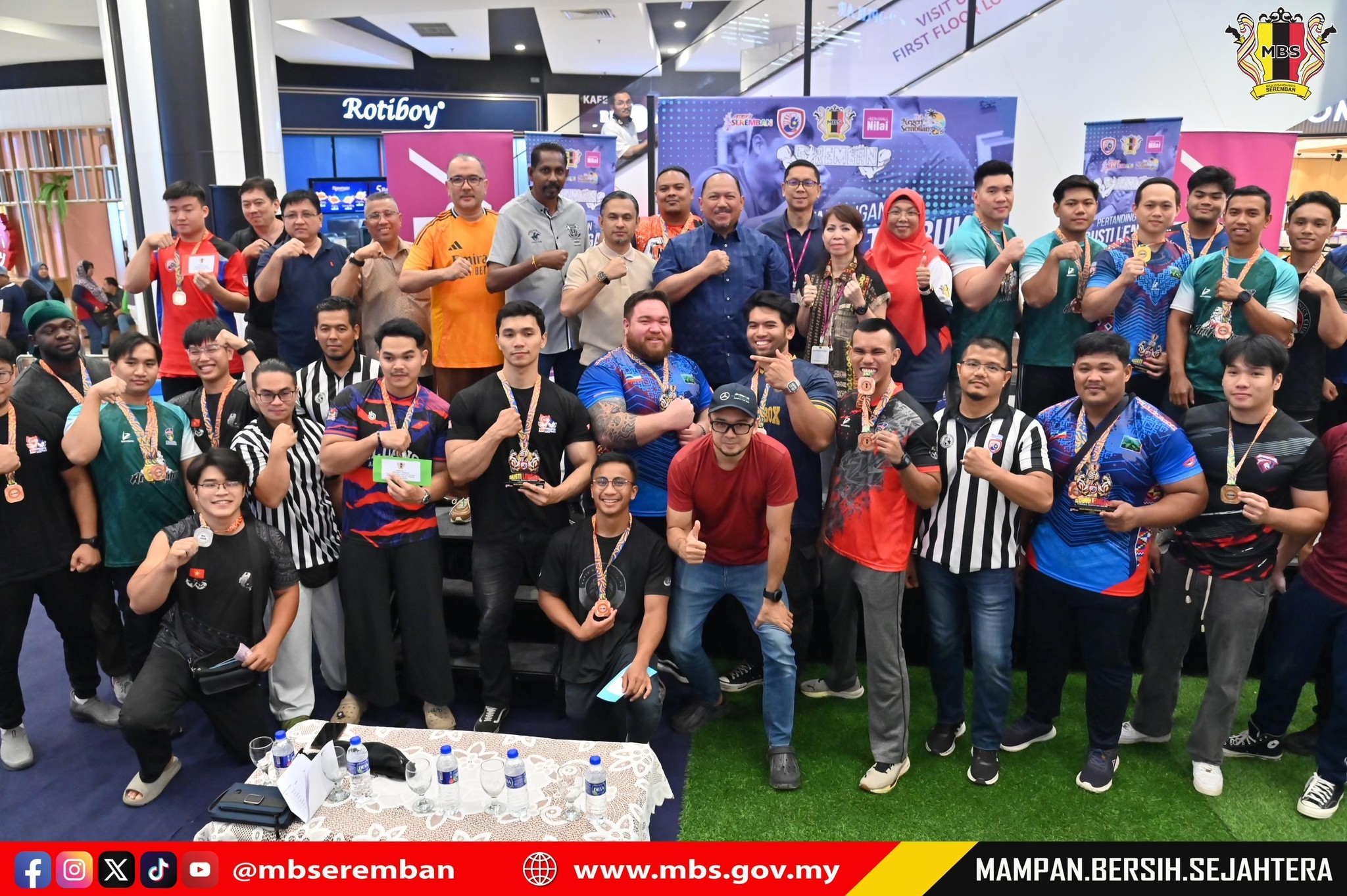 PERTANDINGAN GUSTI LENGAN TERBUKA JEMPUTAN ASEAN MAJLIS BANDARAYA SEREMBAN 2025