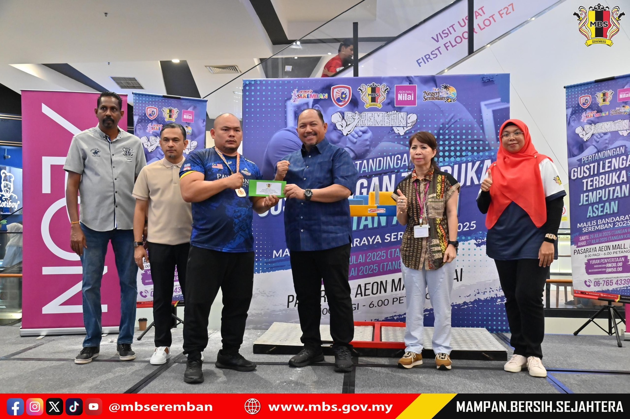 PERTANDINGAN GUSTI LENGAN TERBUKA JEMPUTAN ASEAN MAJLIS BANDARAYA SEREMBAN 2025