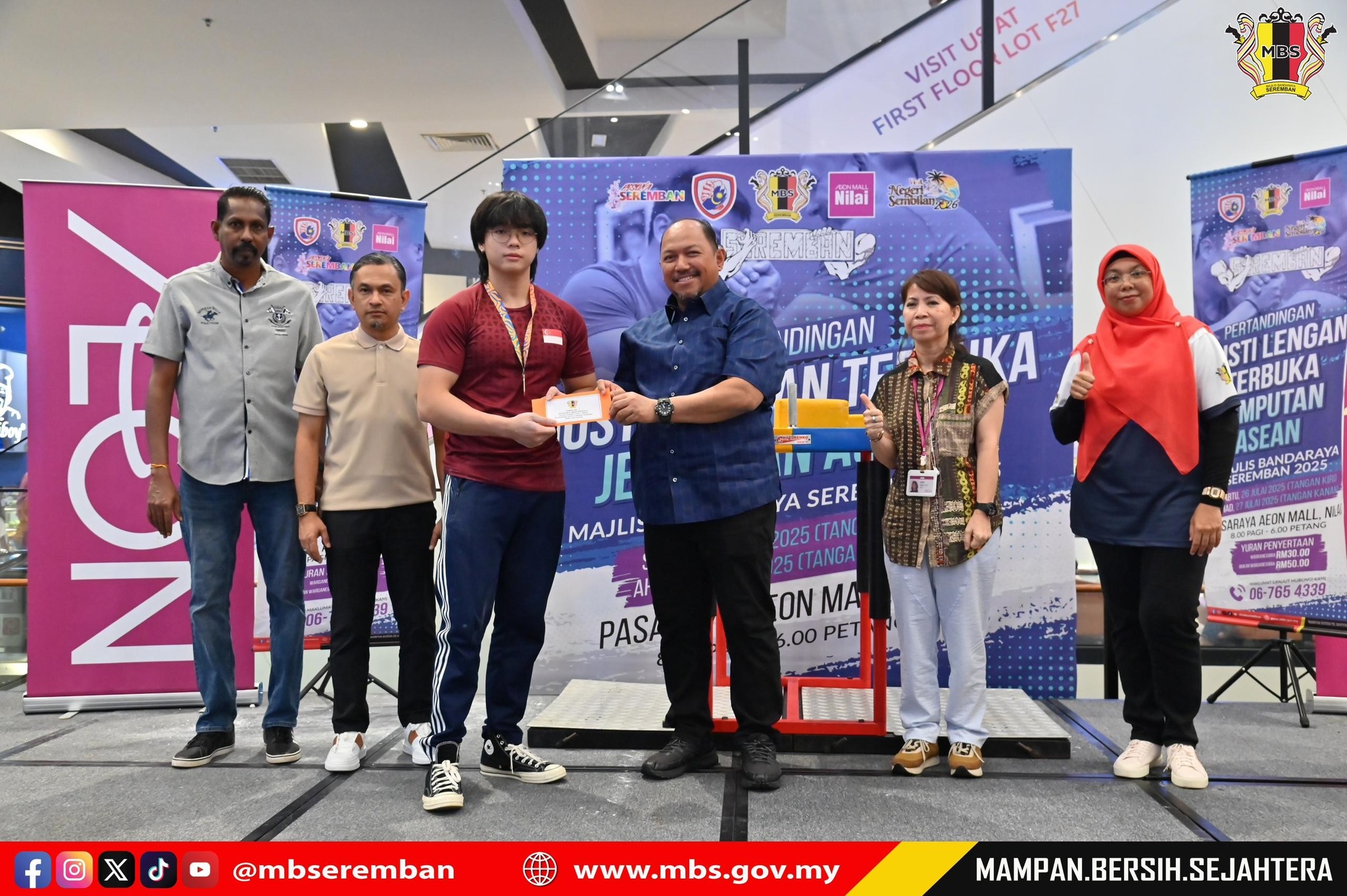 PERTANDINGAN GUSTI LENGAN TERBUKA JEMPUTAN ASEAN MAJLIS BANDARAYA SEREMBAN 2025