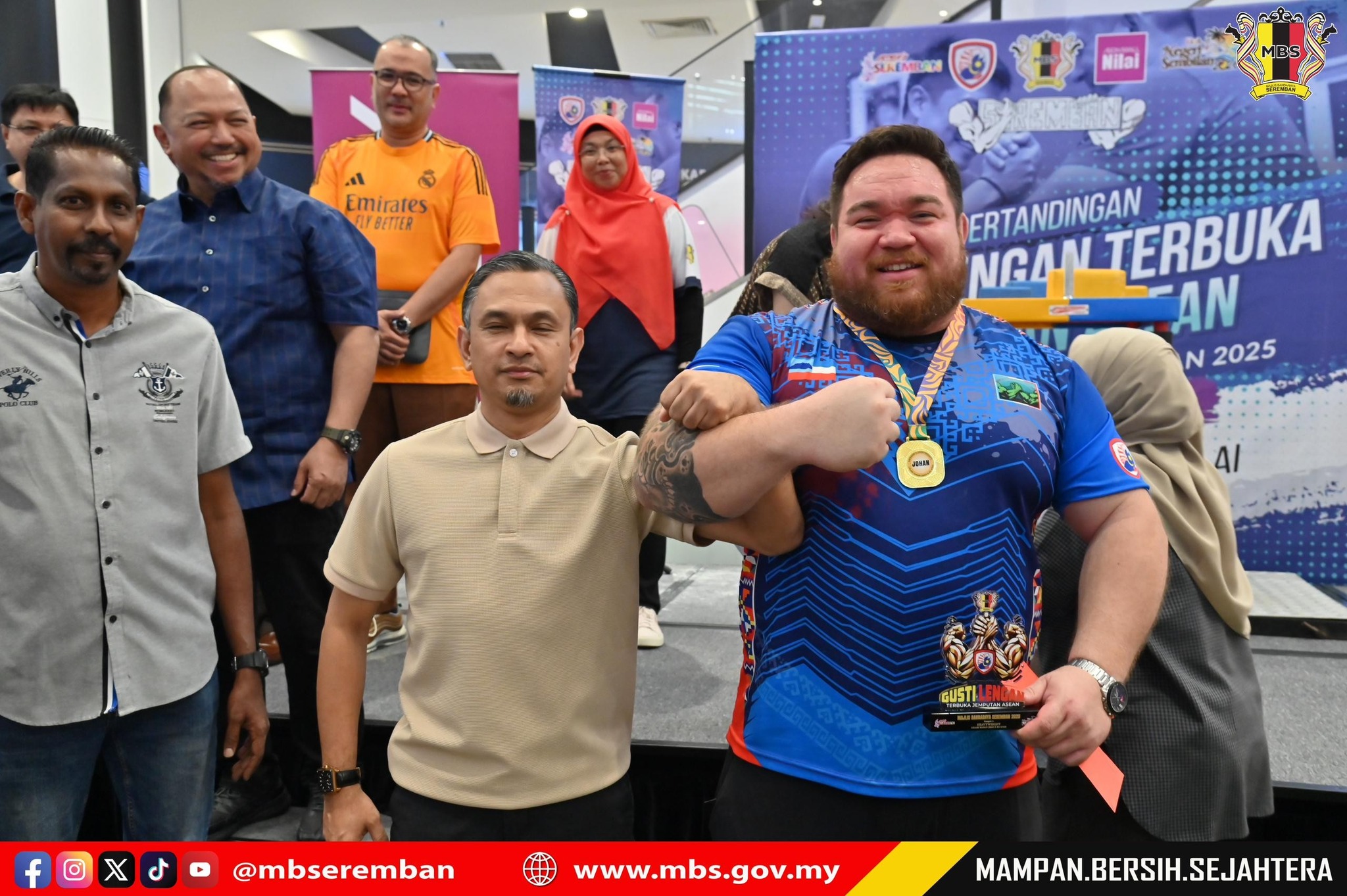 PERTANDINGAN GUSTI LENGAN TERBUKA JEMPUTAN ASEAN MAJLIS BANDARAYA SEREMBAN 2025