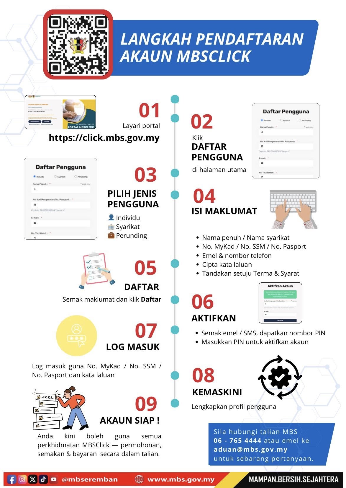 TATACARA PEMBAYARAN DALAM TALIAN PERKHIDMATAN MBS MELALUI KOD QR