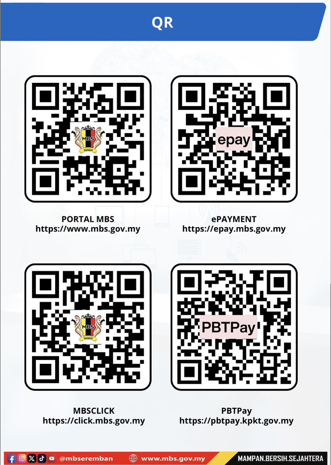 TATACARA PEMBAYARAN DALAM TALIAN PERKHIDMATAN MBS MELALUI KOD QR