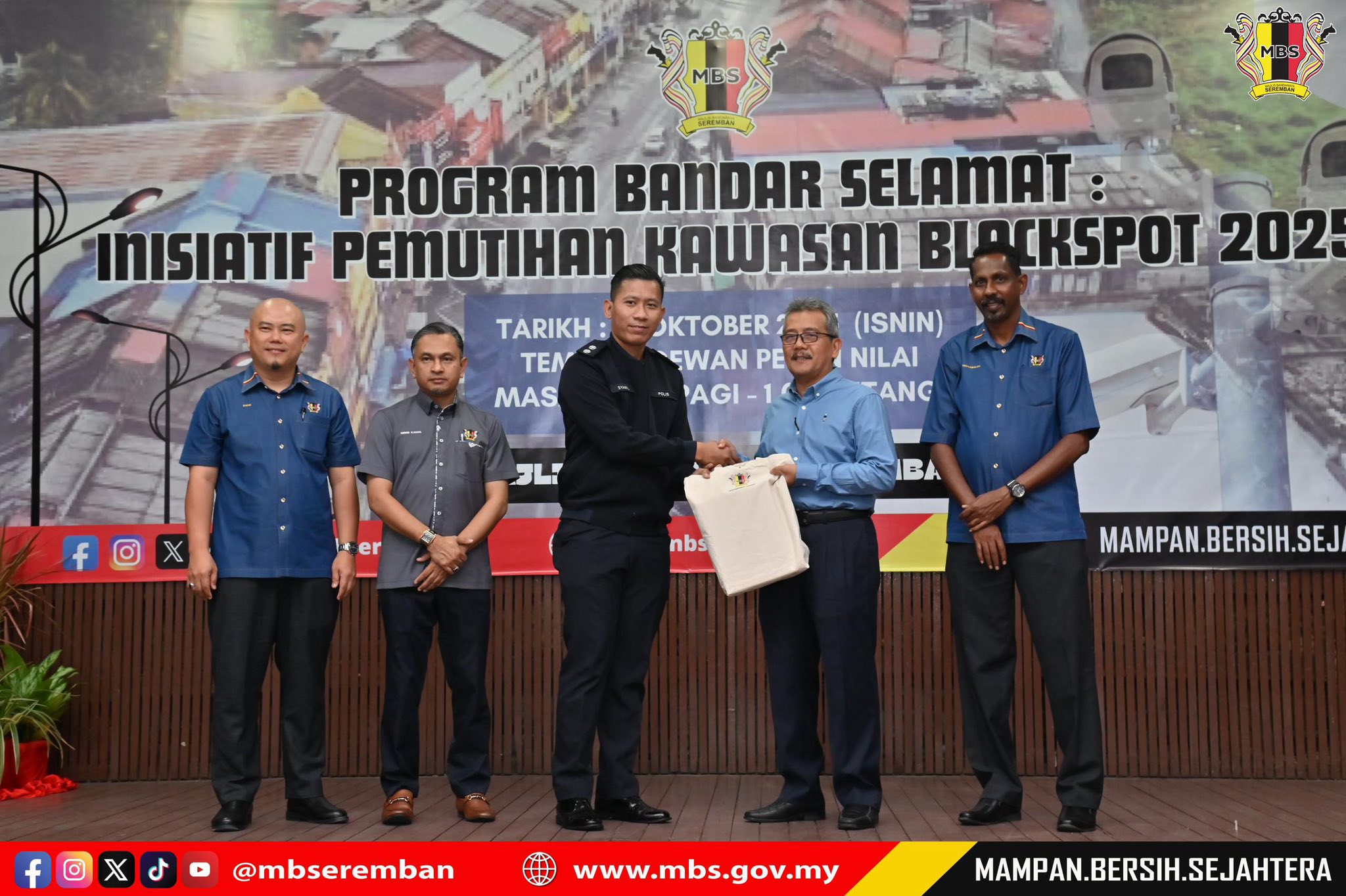 TOWNHALL PROGRAM BANDAR SELAMAT-INISIATIF PEMUTIHAN KAWASAN BLACKSPOT 2025 BERSAMA KOMUNITI SETEMPAT