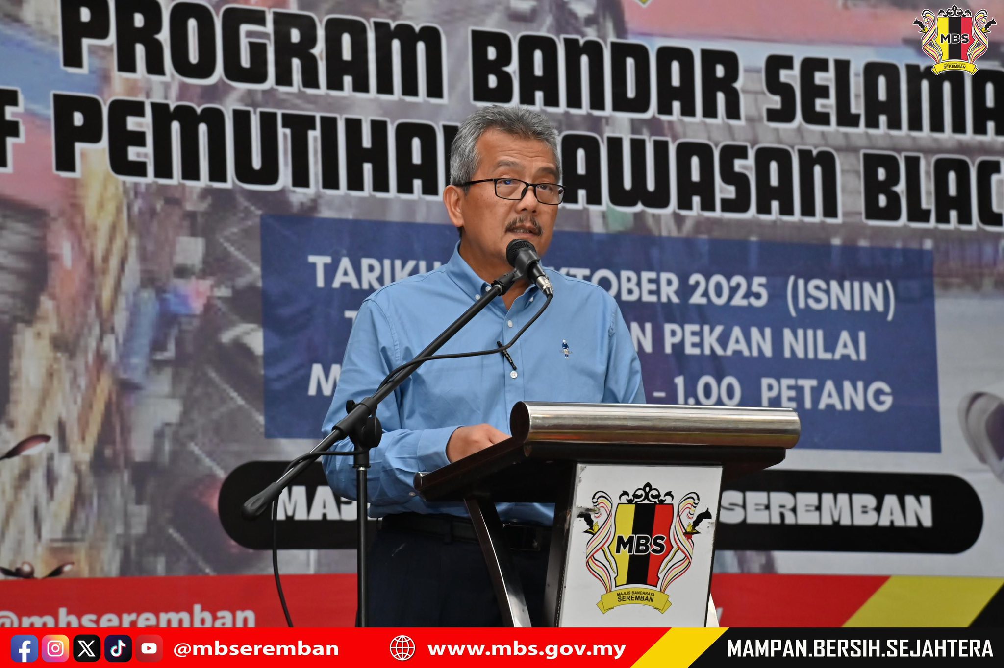 TOWNHALL PROGRAM BANDAR SELAMAT-INISIATIF PEMUTIHAN KAWASAN BLACKSPOT 2025 BERSAMA KOMUNITI SETEMPAT
