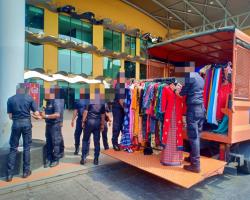 MPS tlh mengadakan satu operasi bersepadu bsama Jbtn Imigresen di Pusat Membeli Belah Palm Mall