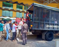 MPS tlh mengadakan satu operasi bersepadu bsama Jbtn Imigresen di Pusat Membeli Belah Palm Mall