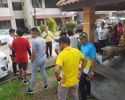 Program Gotong Royong di Rumah Pangsa Templer 2