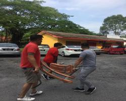 Program Gotong Royong di Rumah Pangsa Templer 2