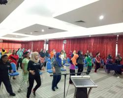 Kursus kesihatan Wanita Siri 1 anjuran Kelab Sukan MPS di bilik pameran MPS pada 682018