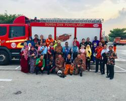 Latihan Kebakaran di Wisma Bandaraya, MPS