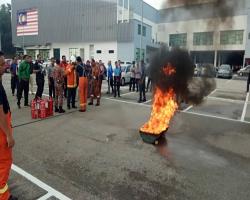 Latihan Kebakaran di Wisma Bandaraya, MPS