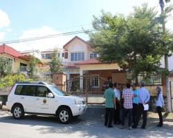 YBhg. Dato’ Haji Zazali bin Salehudin Datuk Bandar Majlis Bandaraya Seremban telah mengadakan Sesi Lawatan Turun Padang berkaitan aduan / permasalahan keretakkan 4 unit rumah di Taman Sri Pulai, Sikamat