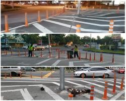 Task Force pembersihan di sekitar Persiaran Pusat Bandar Nilai pada 02 Mac 2020 (Isnin)