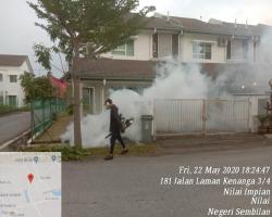 AKTIVITI KAWALAN DEMAM DENGGI DALAM KAWASAN MBS OLEH JABATAN PEMBERSIHAN & KESIHATAN PERSEKITARAN MBS