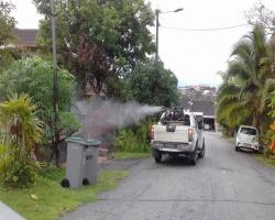 AKTIVITI KAWALAN DEMAM DENGGI DALAM KAWASAN MBS OLEH JABATAN PEMBERSIHAN & KESIHATAN PERSEKITARAN MBS