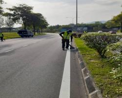 PEMBERSIHAN JALAN-JALAN JKR