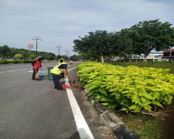 KERJA-KERJA PEMBERSIHAN JALAN JKR 